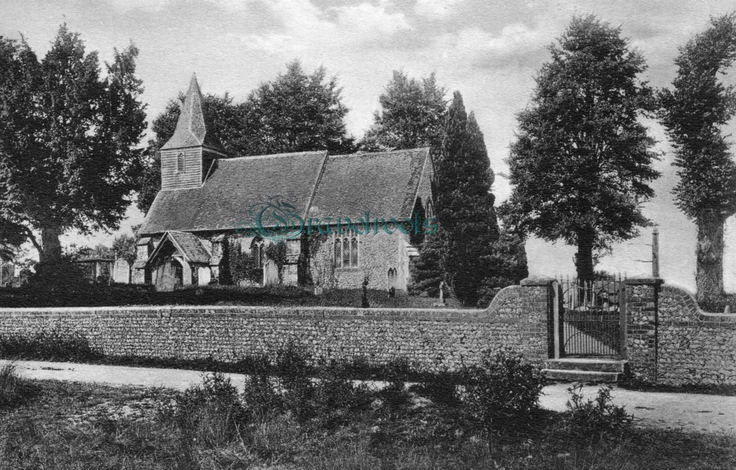  old photos of St. James church, Heyshott, Sussex - click image below to return