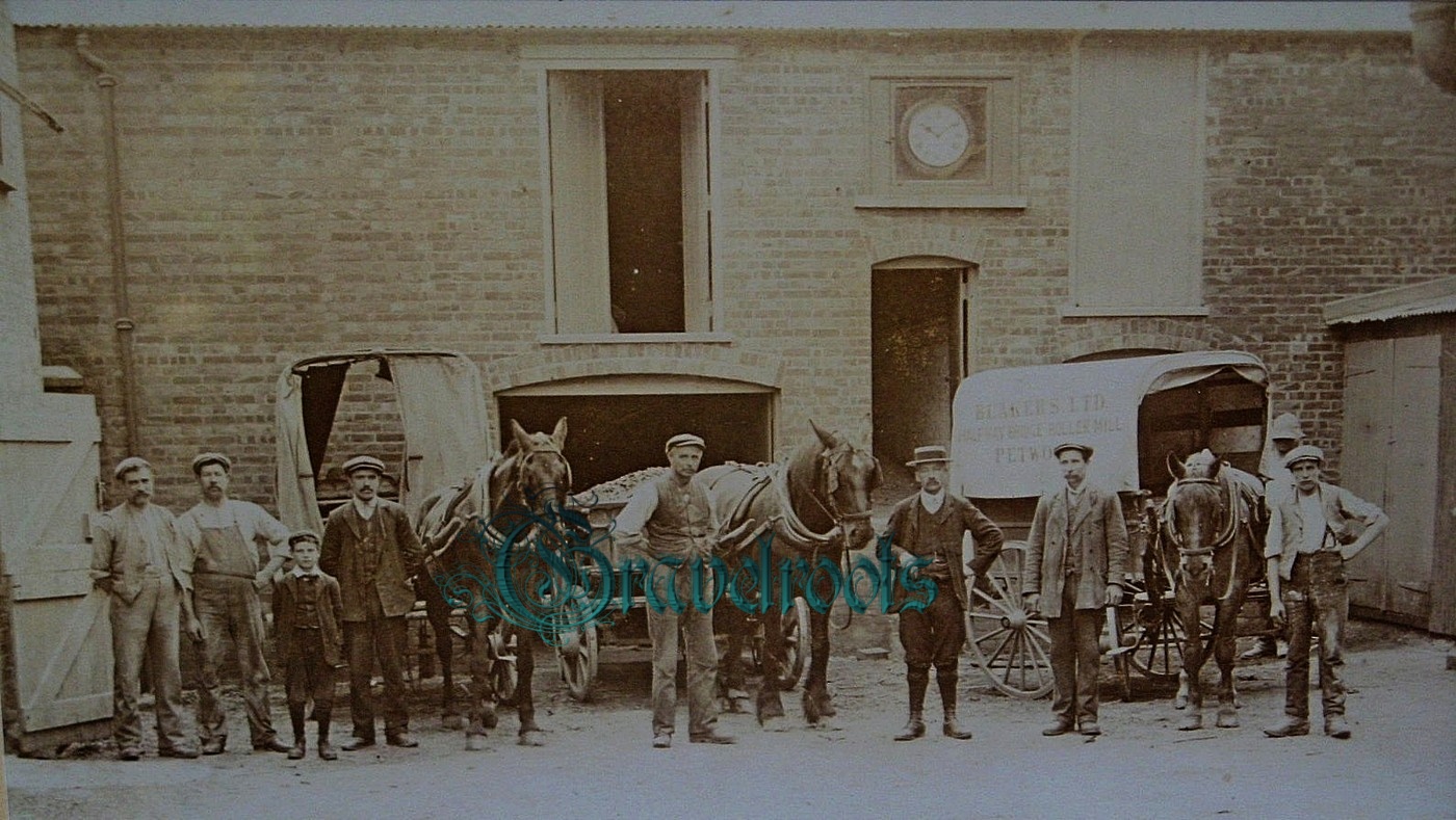 Halfway Bridge Roller Mill, 1903, Lodsworth, Sussex - click image to return