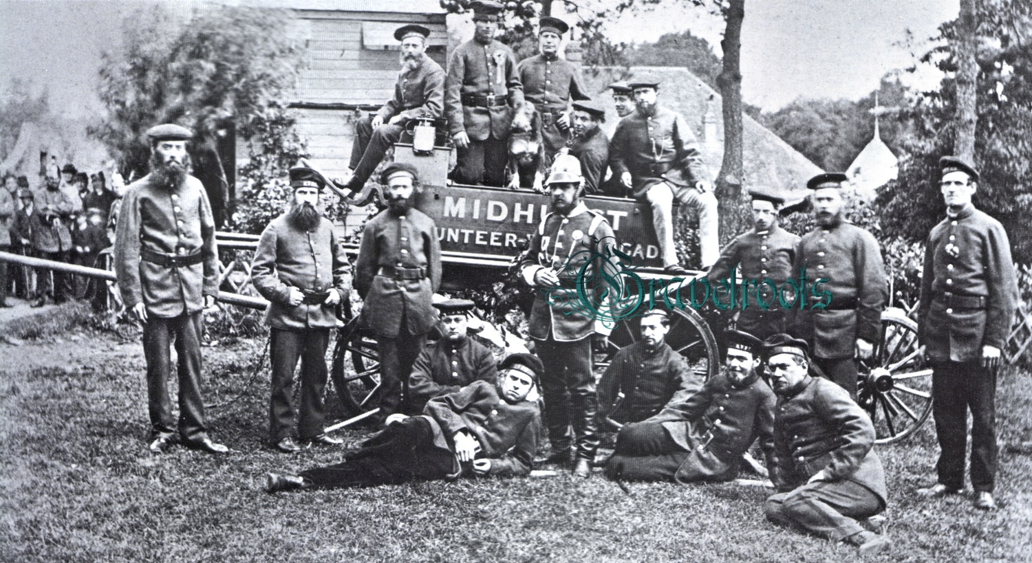 Midhurst Volunteer Fire Brigade, Sussex, 1895 -  - click image below to return to album