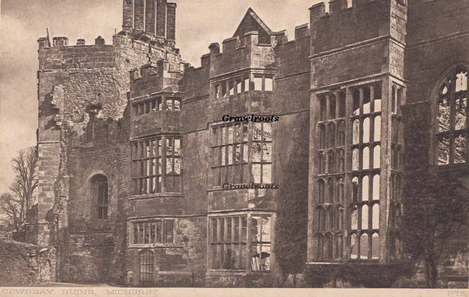 Cowdray ruins, Midhurst, Sussex - click to return