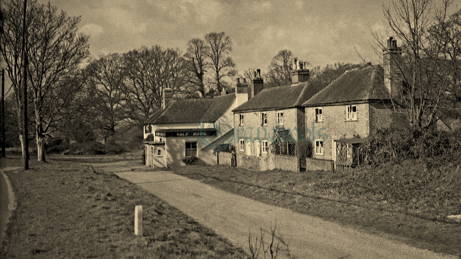  old photo of Half Moon, Midhurst, Sussex - click image to return