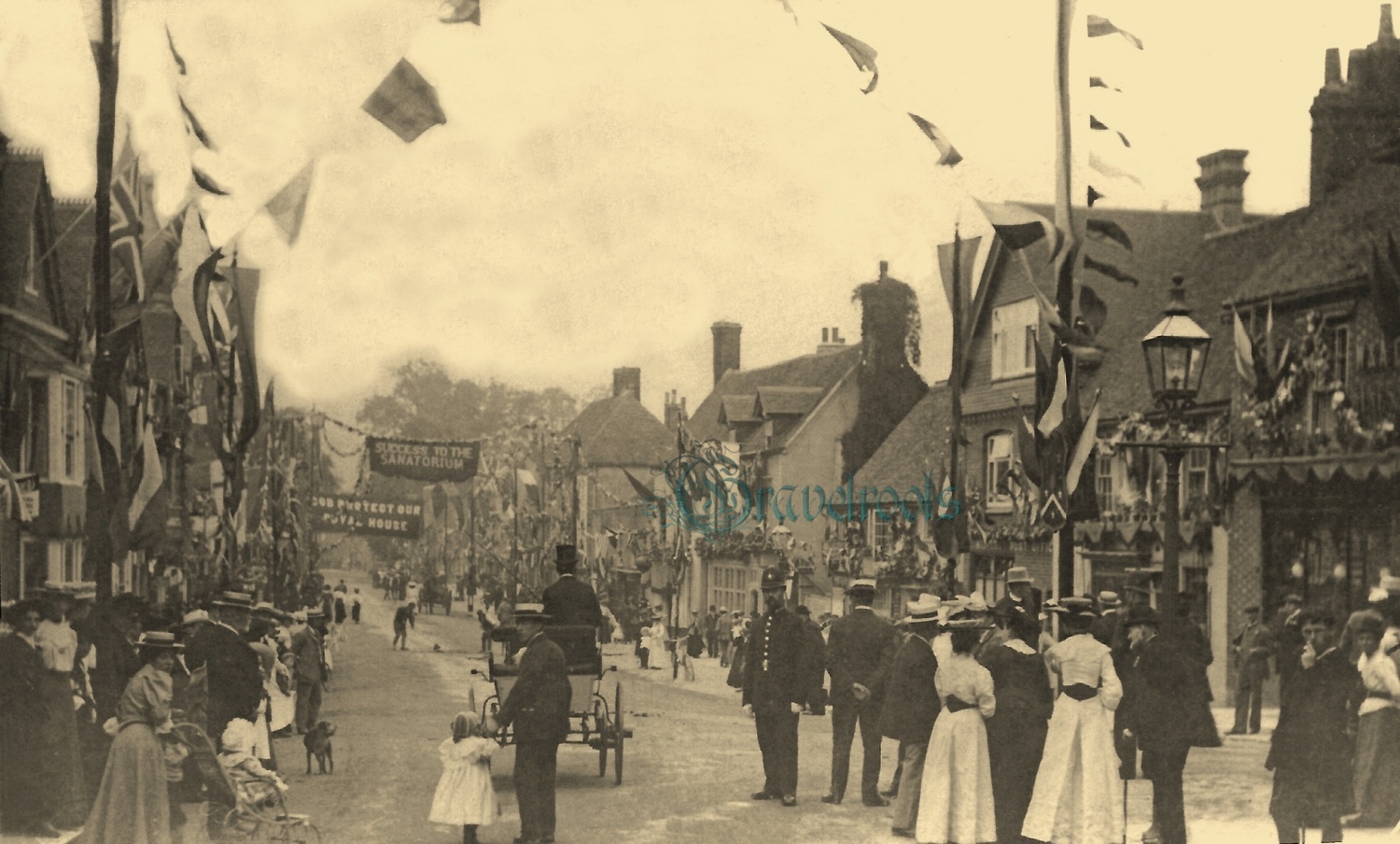 Royal visit, Midhurst - click image to return to album