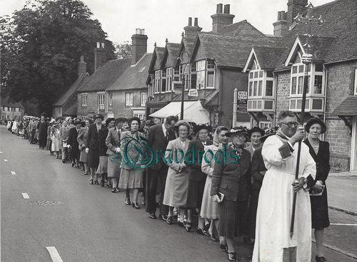Religious procession, North Street, Midhurst