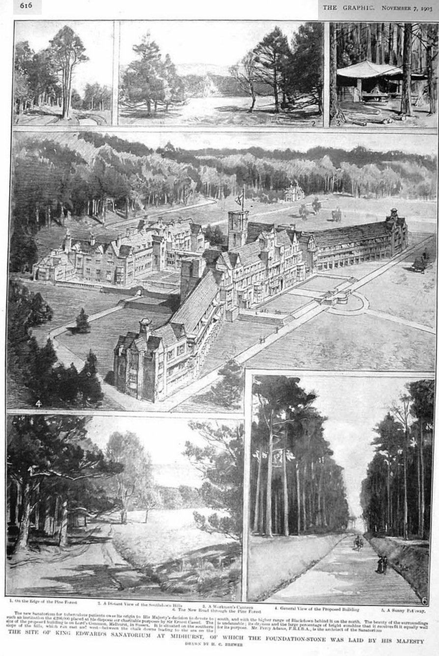 King Edward VII sanatorium, Midhurst - scroll down