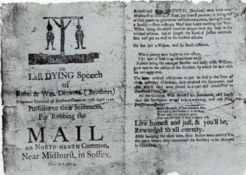 dying speech at execution of 2 brothers