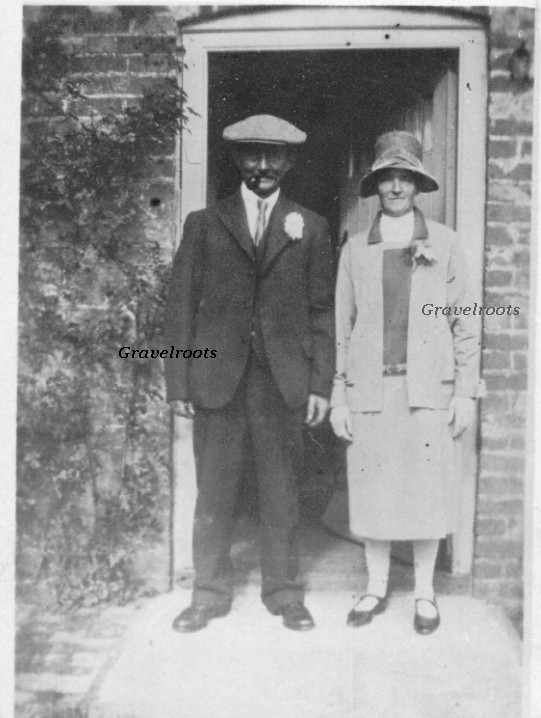 William and Rose at cottage in Cylinders Lane, Fisher Street, further image below