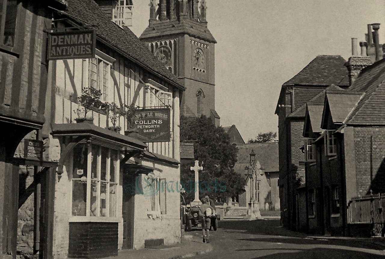  old photos of Collins Dairy, East Street, Petworth, Sussex - click image to return