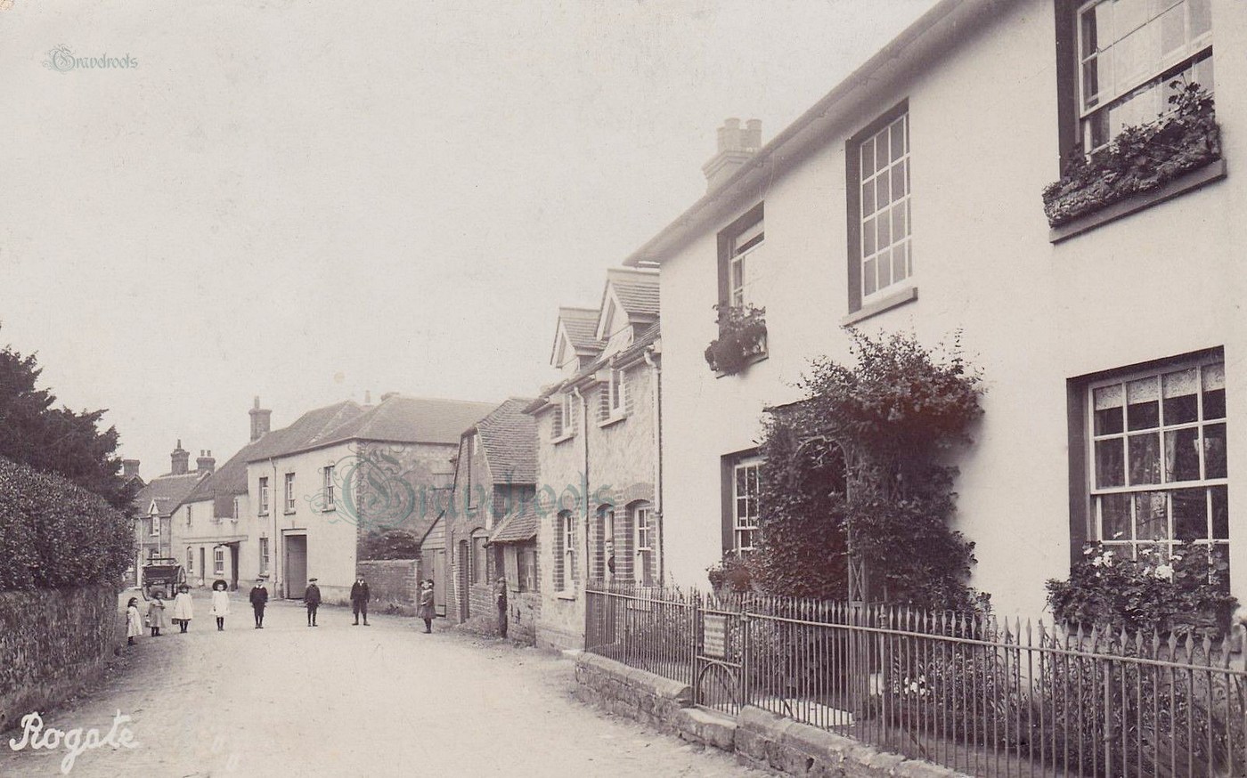 Old photo of Rogate, Sussex - see image below
