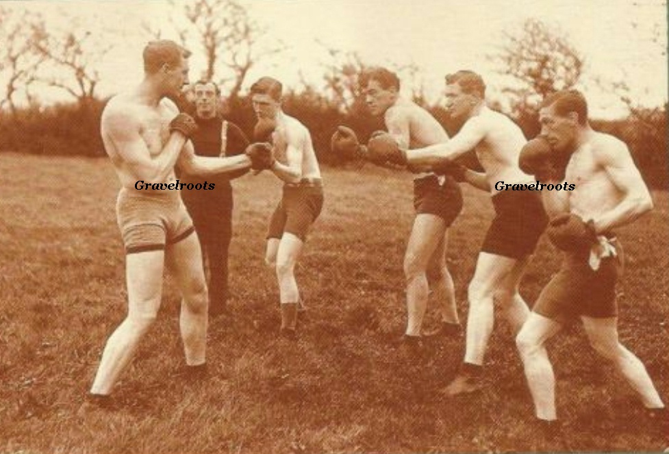 Bombadier Billy Wells training at Selsey - click to return