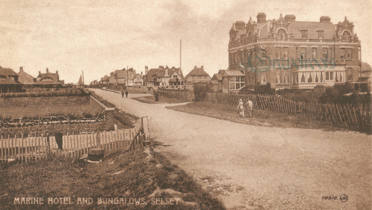 Hillfield Road & Marine Hotel, Selsey -  - click image below to return