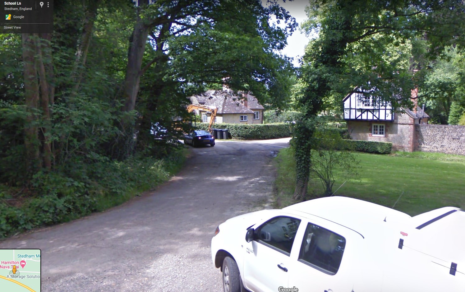 School Lane A272 Stedham &  Iping, Sussex - click image to return