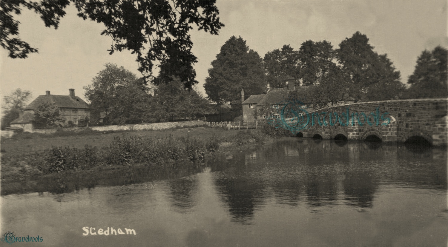 old photo of Stedham Bridge, Sussex - click image below to return