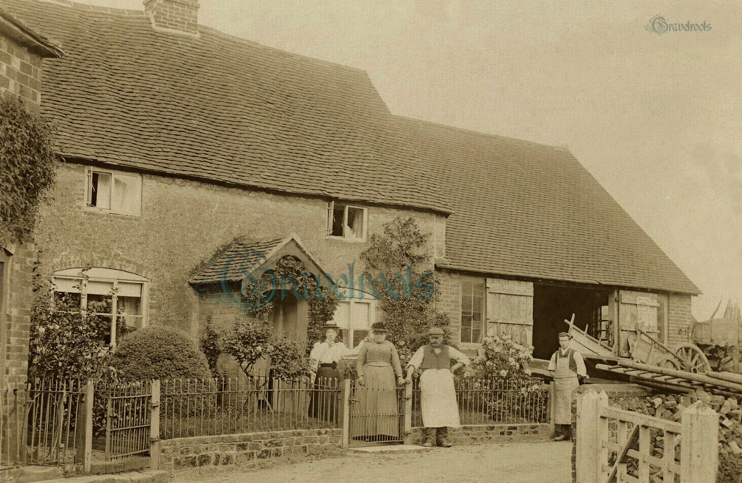  old photo of Westbrook Cottage, Stedham &  Iping, Sussex - click image below to return