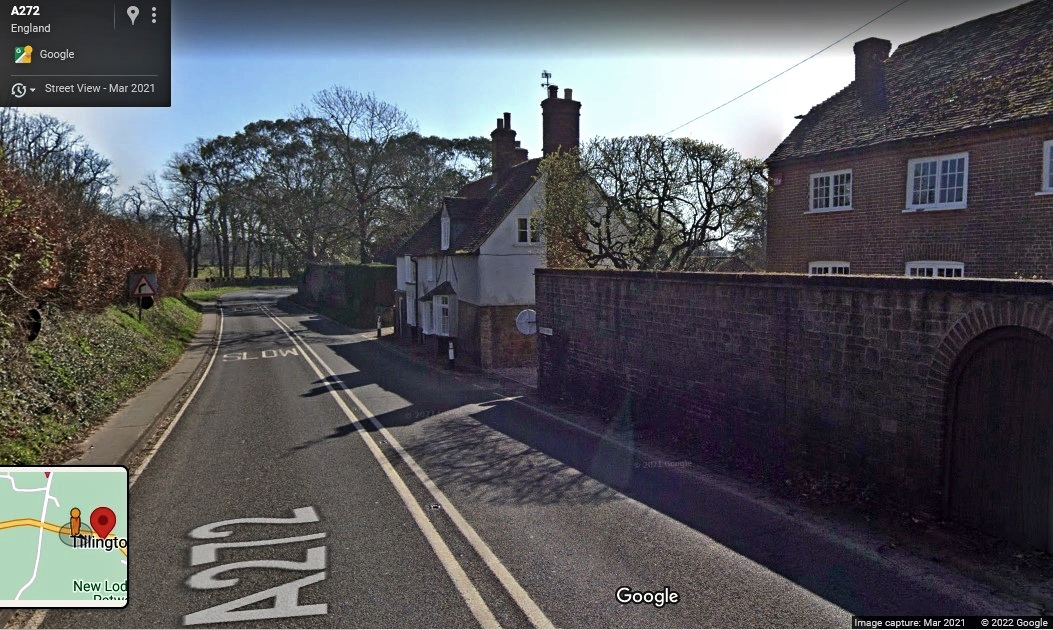 Tillington - Petworth Road - click image to return
