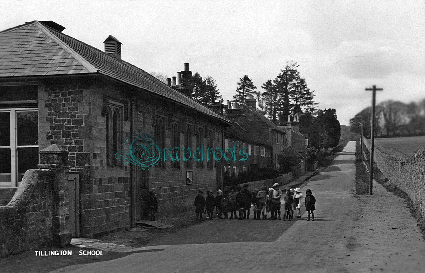 Old photos of Tillington School - Upperton Road - click image to return