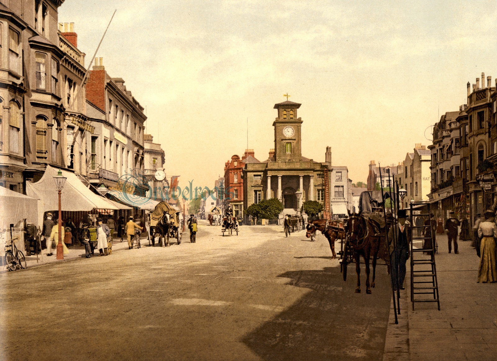  old photo of Worthing, Sussex - click image below to return