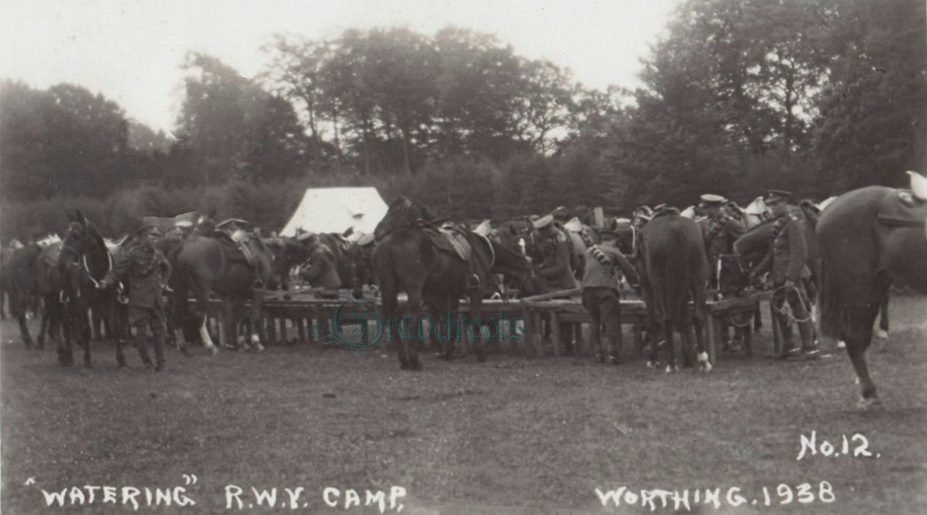 Royal Wiltshire Yeomanry, Worthing, Sussex, 1938, Sussex - click to return