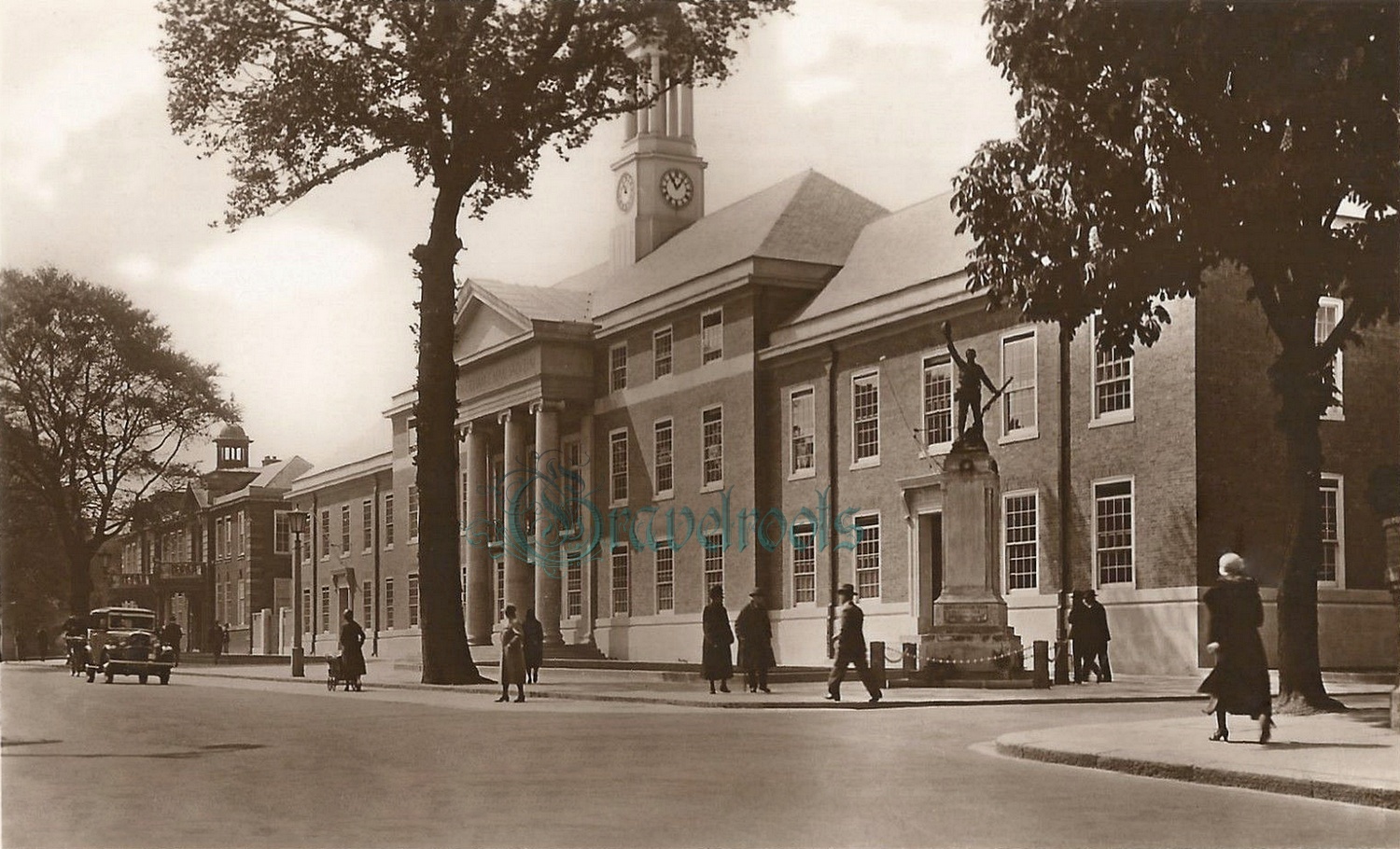  old photos of Town Hall & War Memorial, Worthing, Sussex - click image below to return