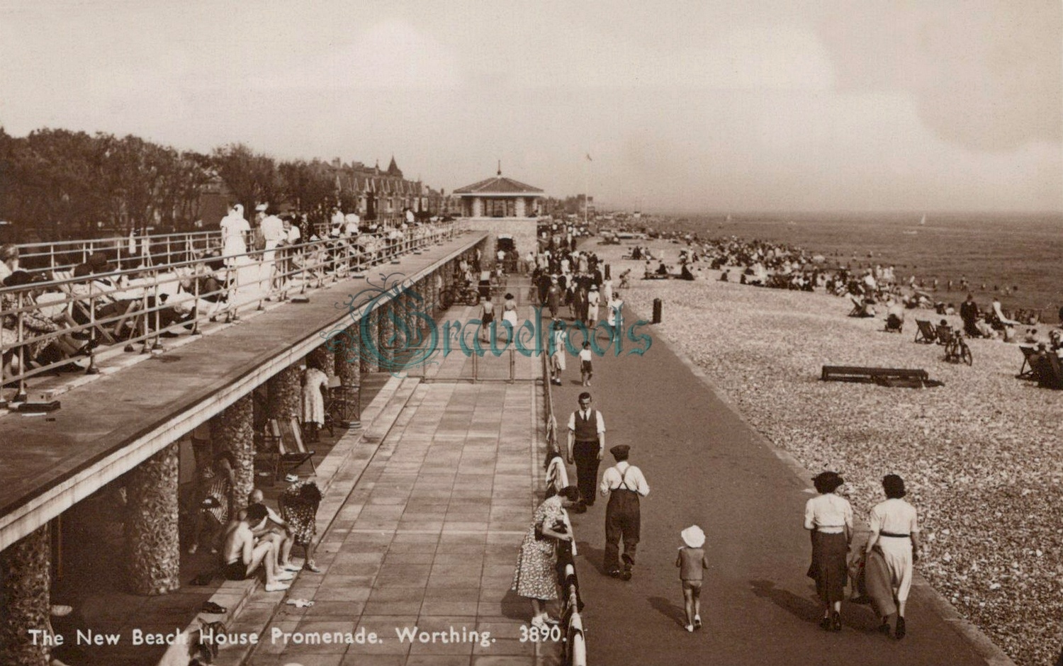  old photos of New Beach House Promenade, Worthing, Sussex - click image to return