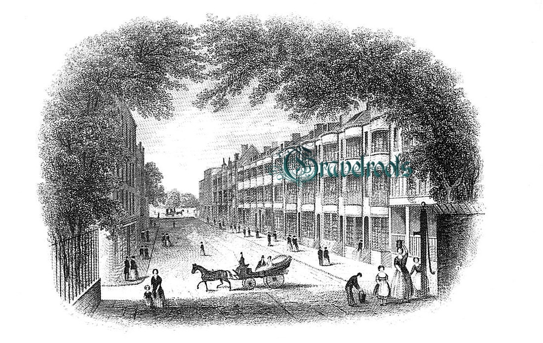  old engraving of Worthing, Sussex - click image below to return