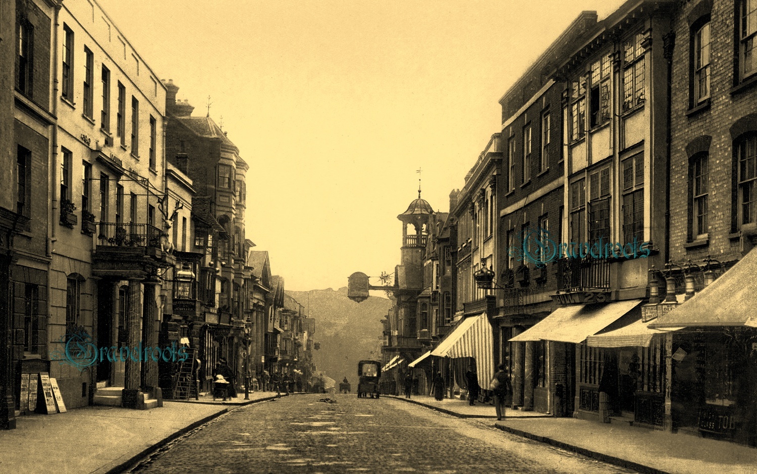  old photo of High Street, Guildford, Surrey - click image below to return