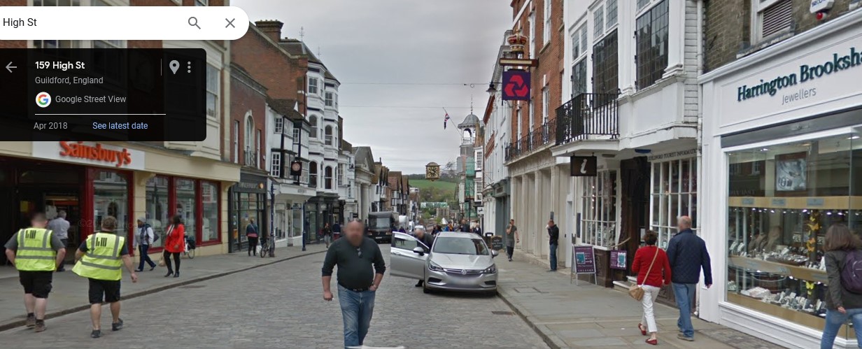 High Street, Guildford, Surrey - click image below to return