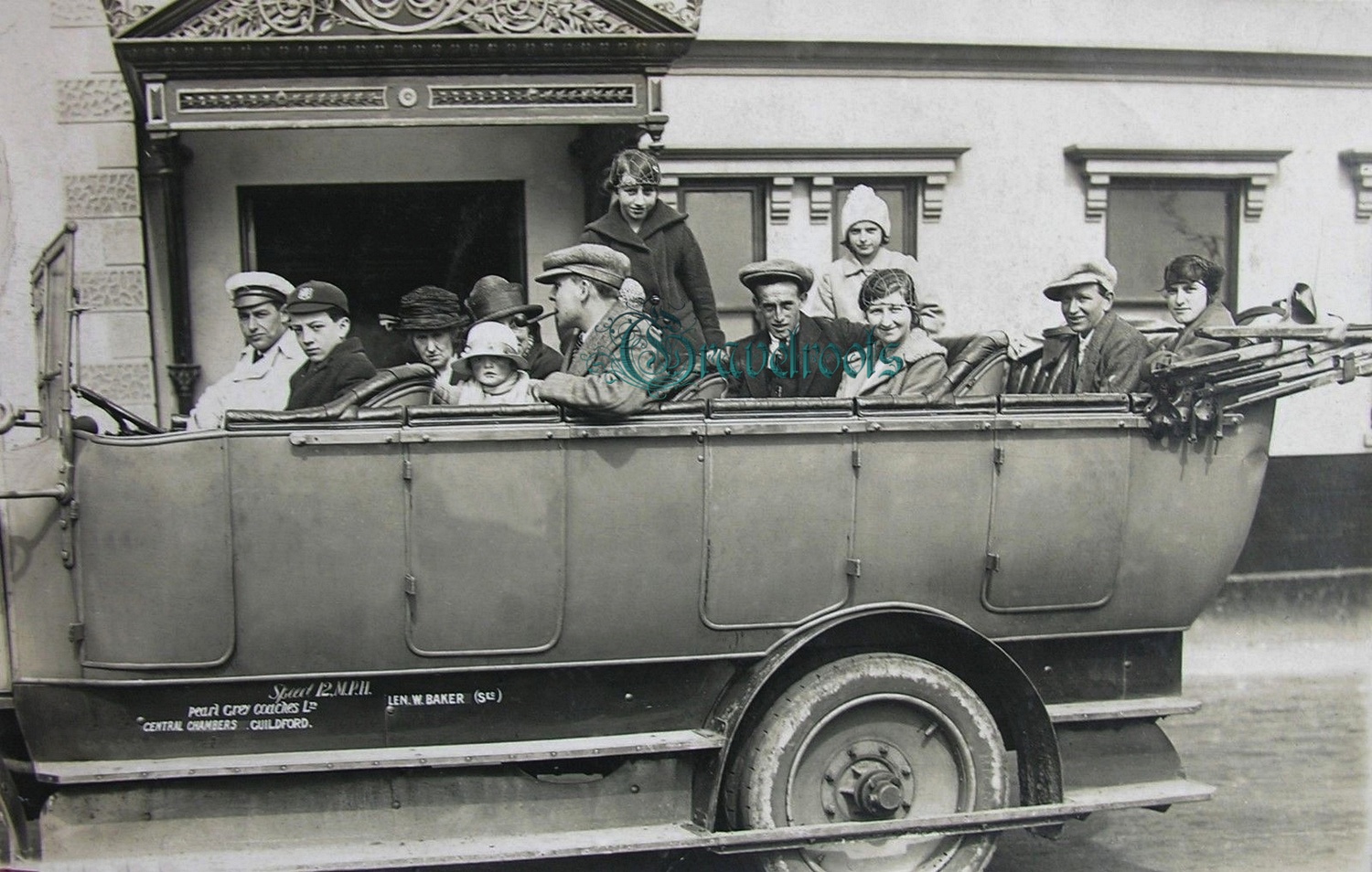  old photo of Pearlgrey Coach, Central Chambers, Guildford, Surrey - click image to return