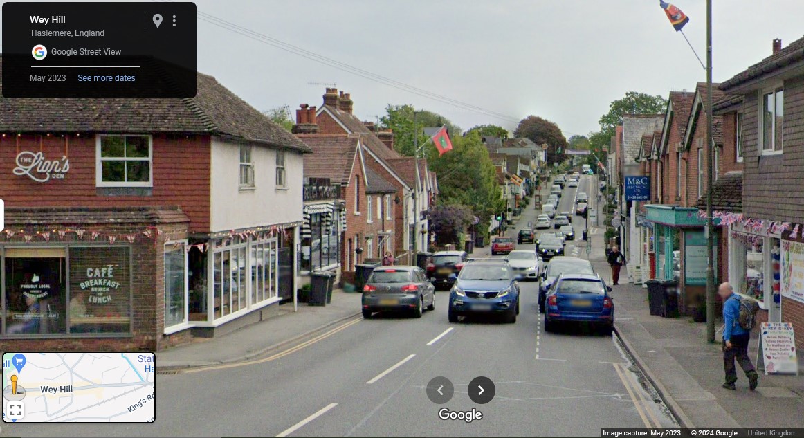 Weyhill, Haslemere, Surrey - click image to return