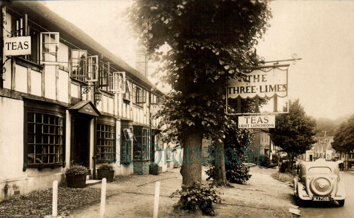  old photo of Three Limes, High Street, Haslemere, Surrey - click image to return