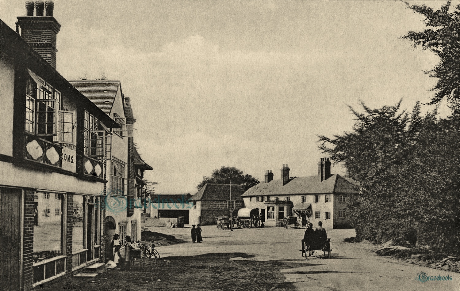  old photos of Crossroads, Hindhead, Surrey - click image below to return