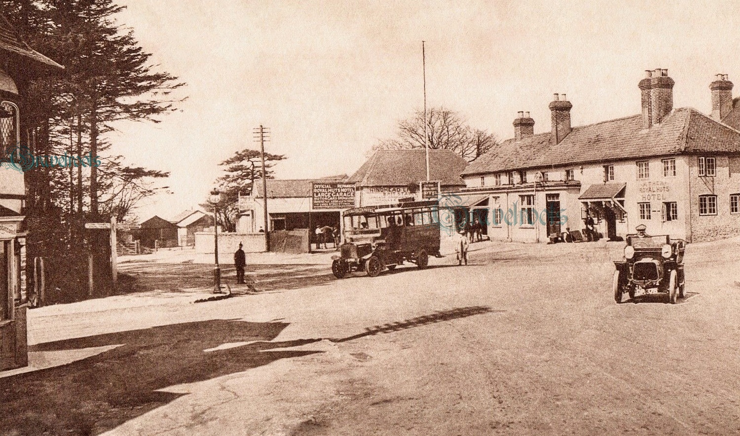  old photos of Royal Huts Hotel, Hindhead, Surrey c.1914 - click to return