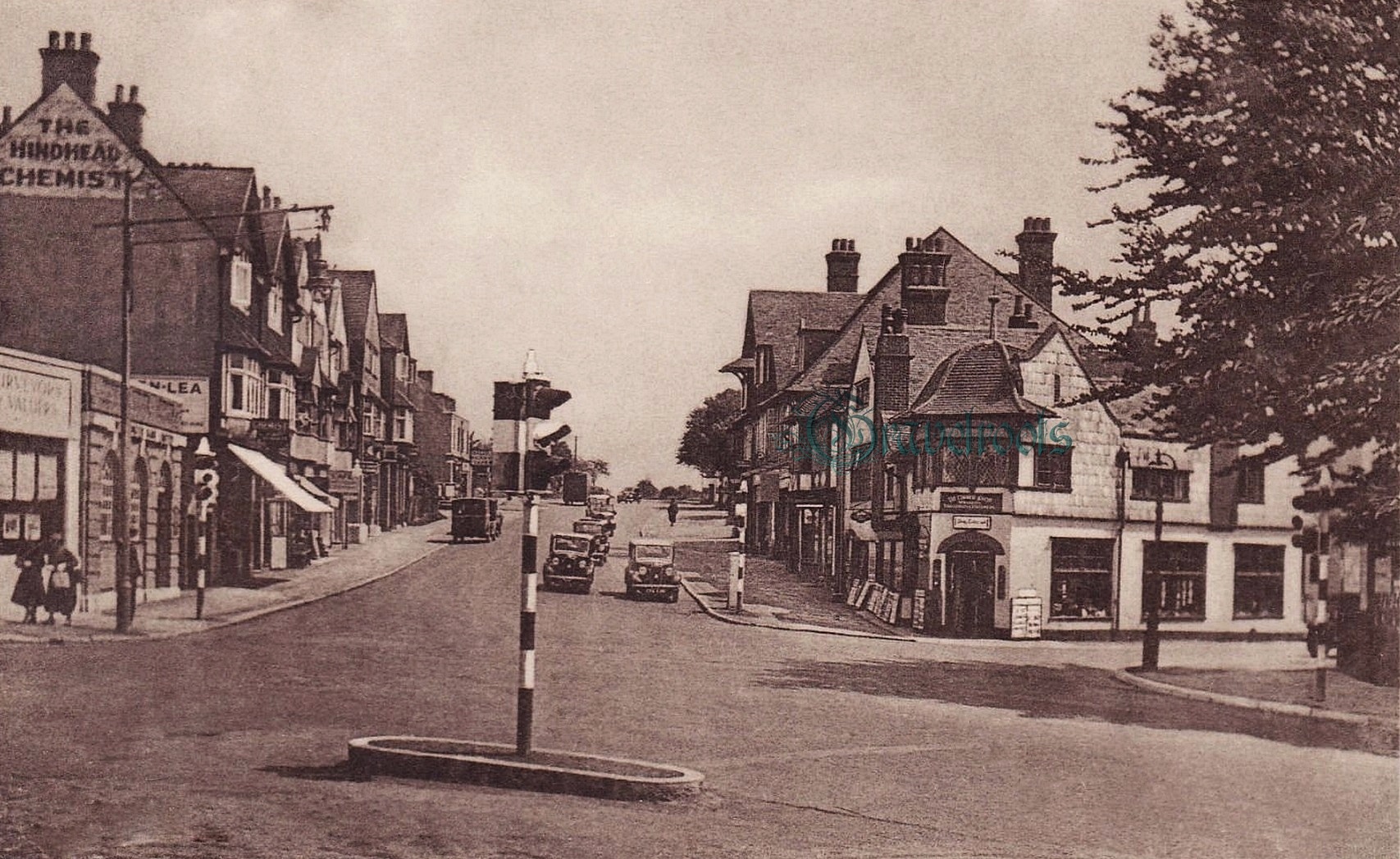  old photos of Crossroads, Hindhead, Surrey, - c.1952-53 - click image to return