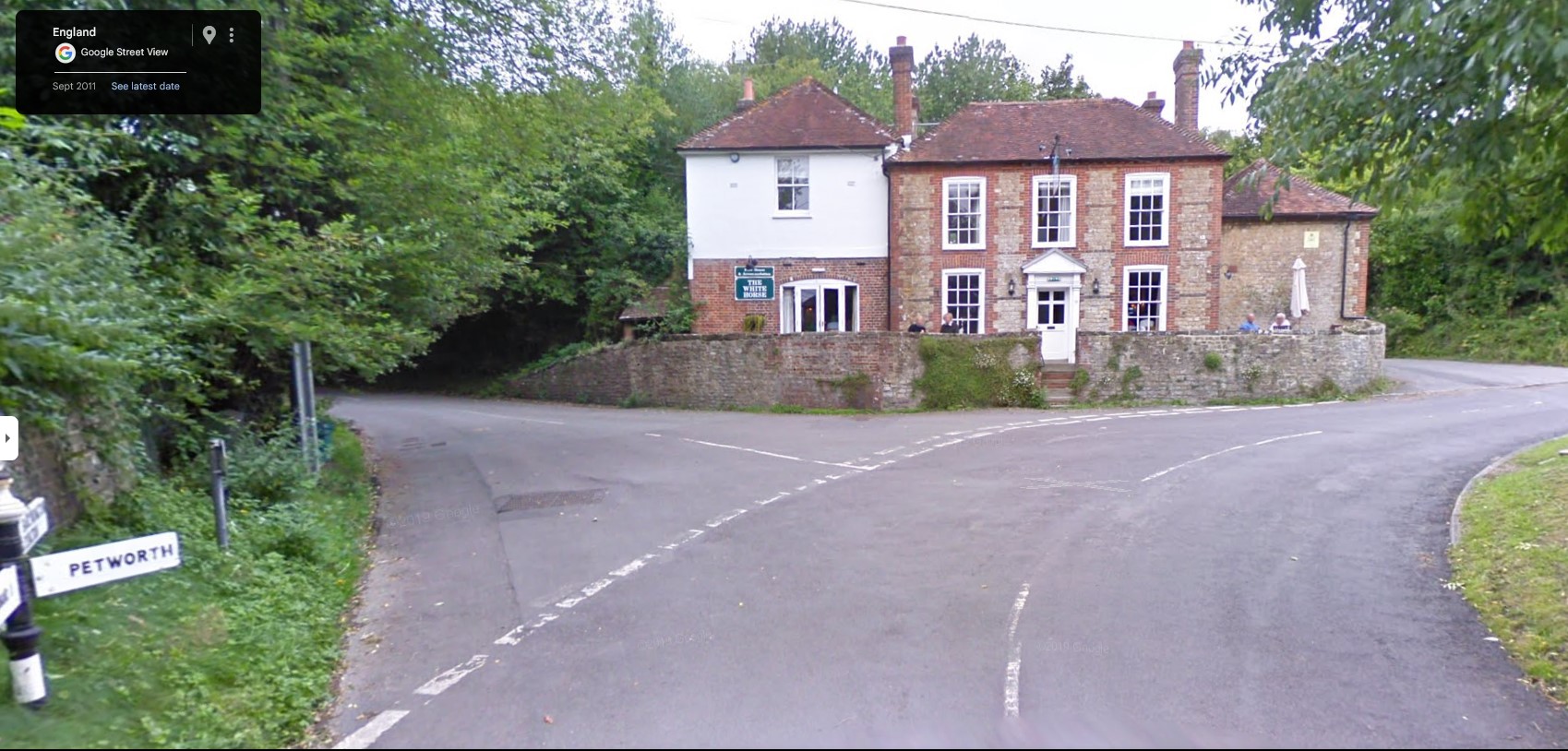 White Horse Pub, Sutton, Sussex - click image to return