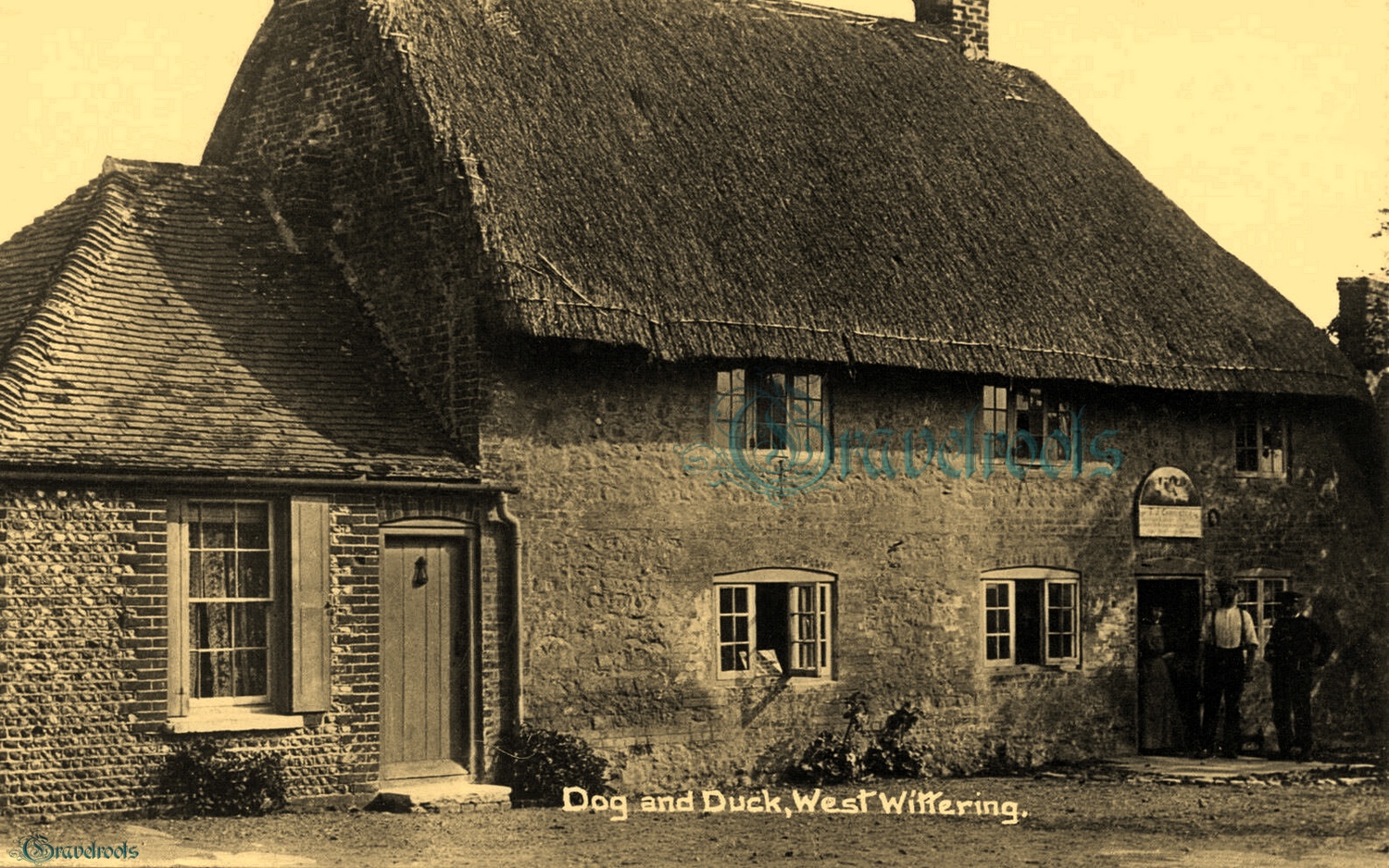 old photo of Dog & Duck, West Wittering, Sussex - click image below to return