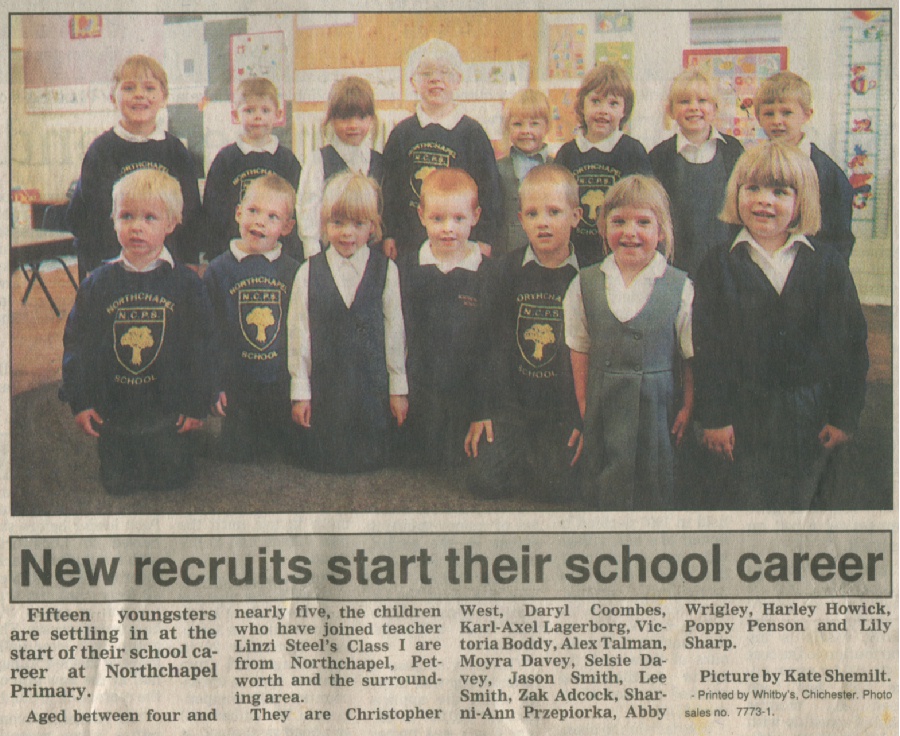 September 1998, Northchapel Primary School, West Sussex - click to return