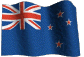 Flag of New Zealand by:- 3D Flags.com