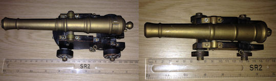 brass cannon
