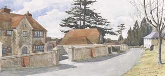 artists projection of St. Cuthmans by Neil Holland Architects