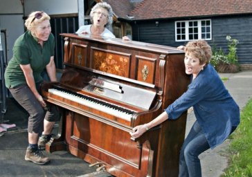 Juliet Page, Jane Darby-Hill and Anita Dunne.
photo Midhurst and Petworth Observer - click to enlarge
