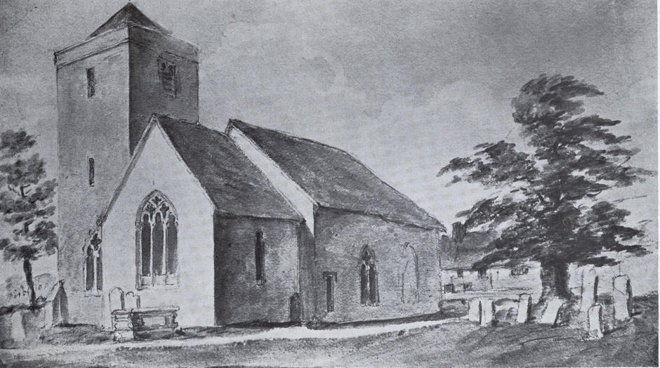 Tillington Church 1805
Tower was rebuilt by Lord Egremont in 1807