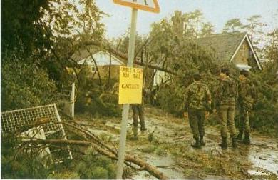Infants School, Lindfield 1987 storm