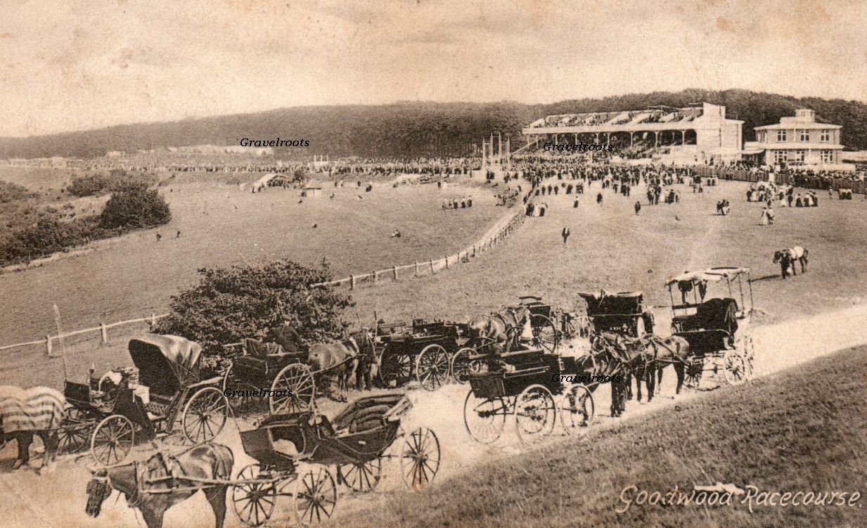 Goodwood Racecourse, Sussex, published by Frith 1904 - 
further image below