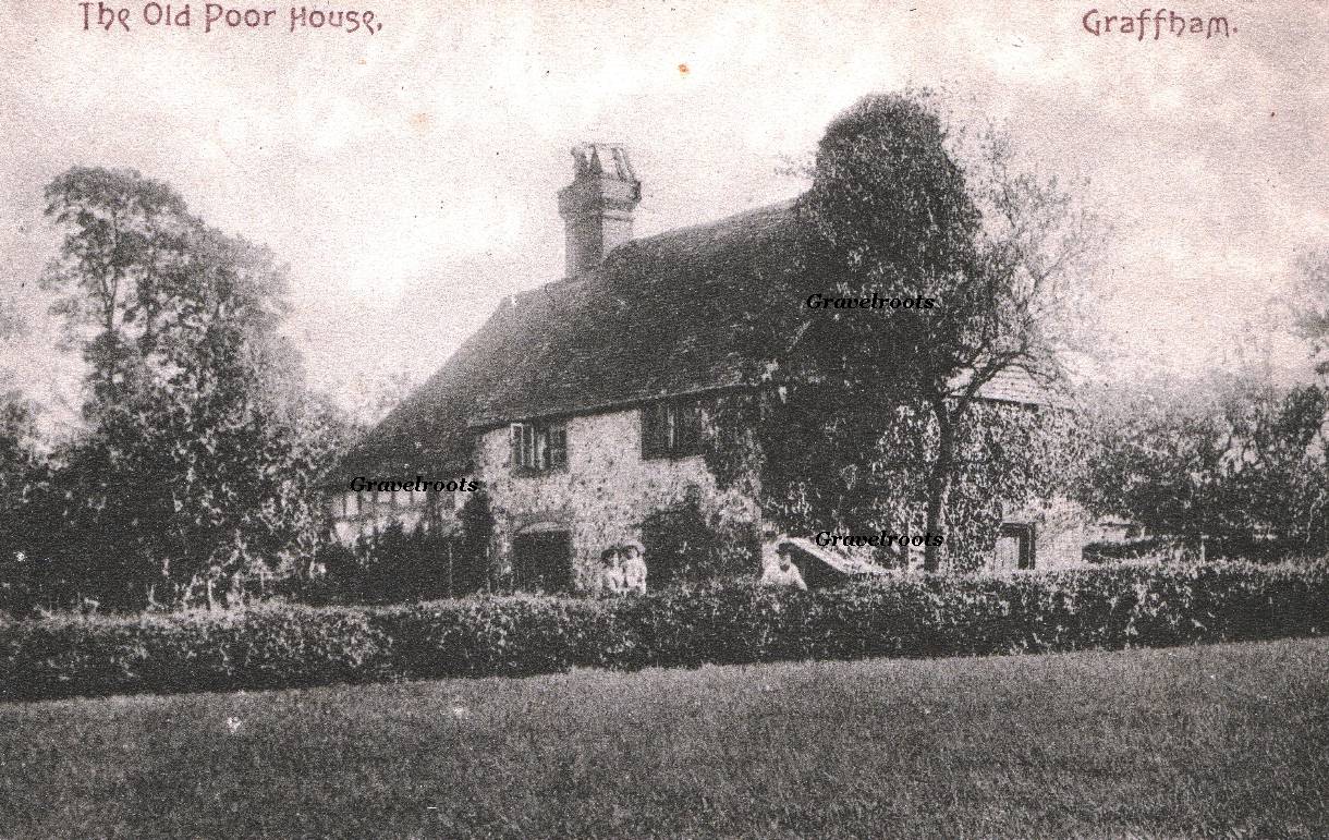The Old Poor House, Graffham, Sussex, c.1900-12, ref- w235 - 
further image below