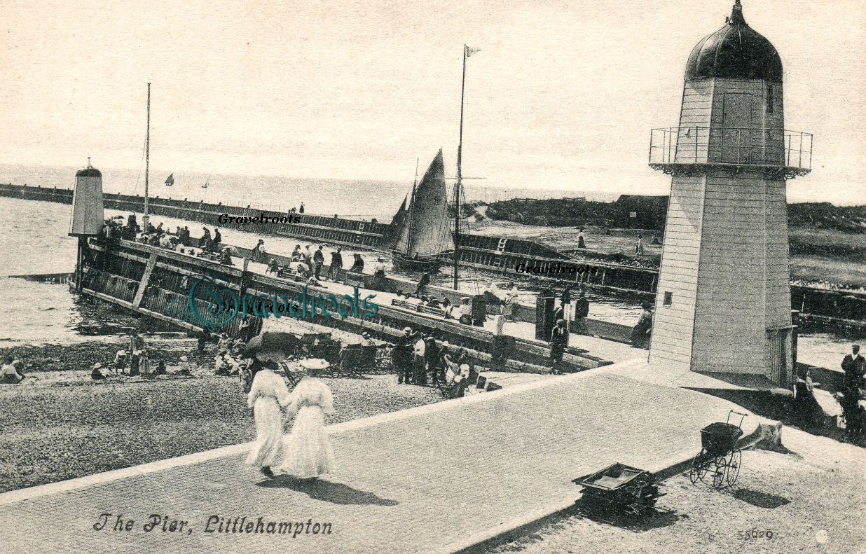 The Pier, Littlehampton, c.1900, Sussex - 
further image below