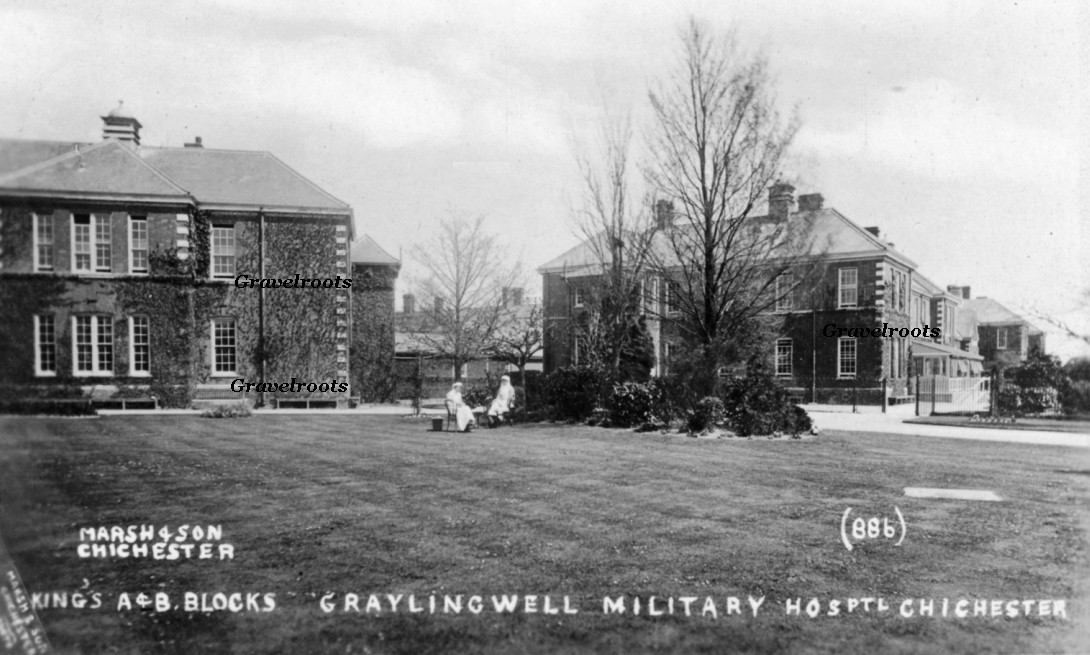 Graylingwell Hospital, Chichester, Sussex - 
further image below