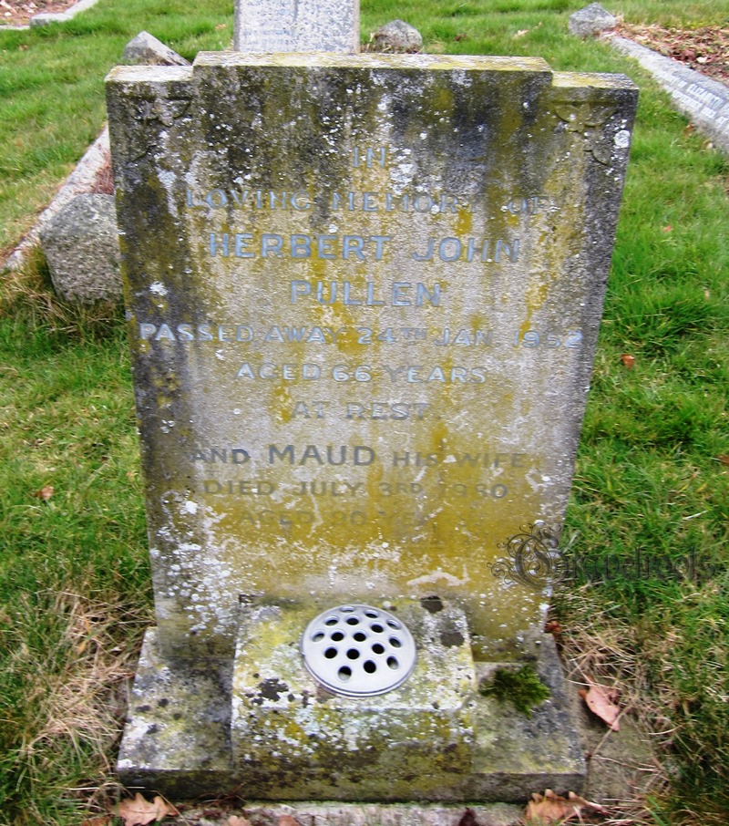 Herbert & Maud Pullen Headstone - click to return