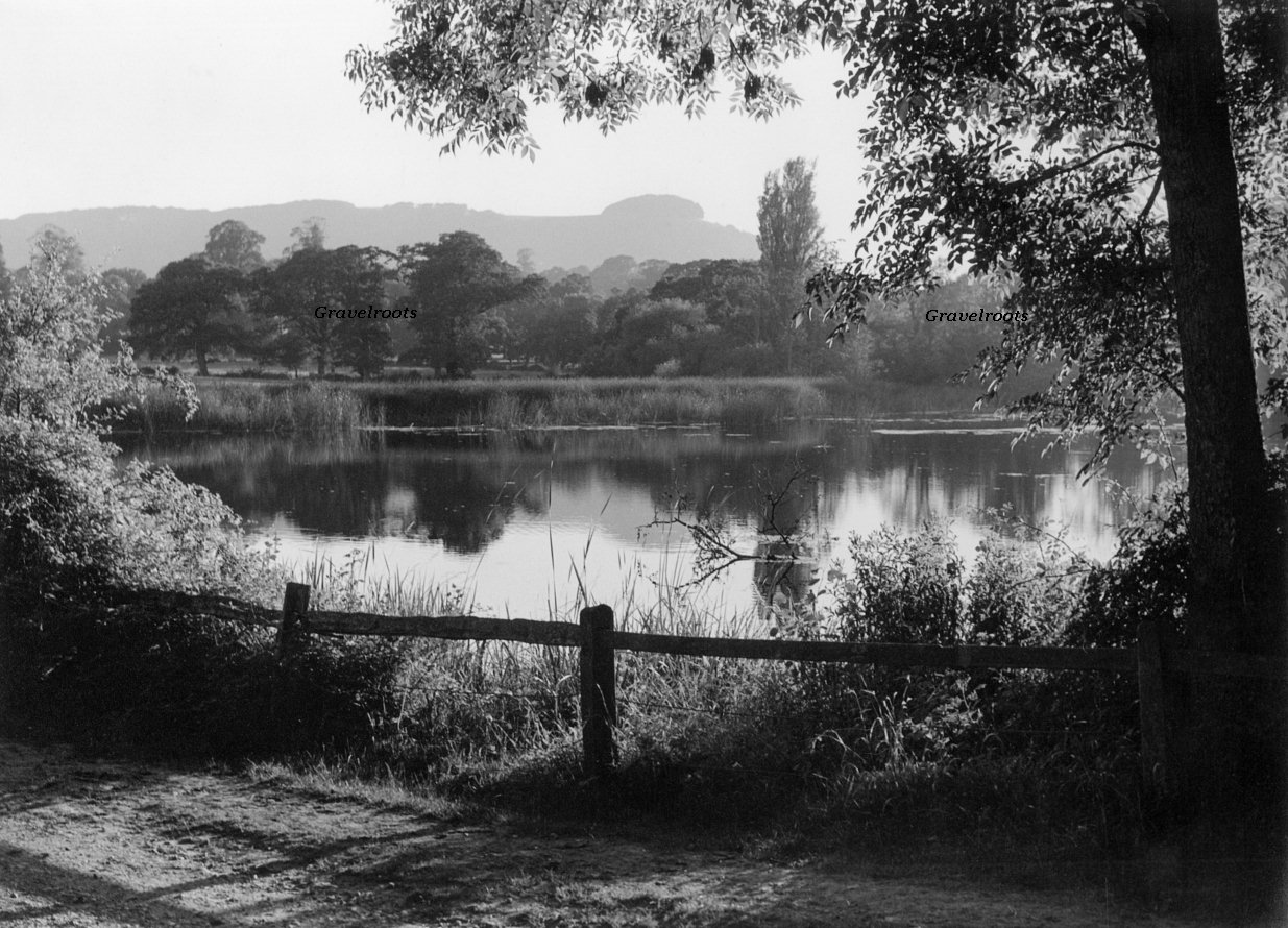 Wiston pond and Chanctonbury, click image to return