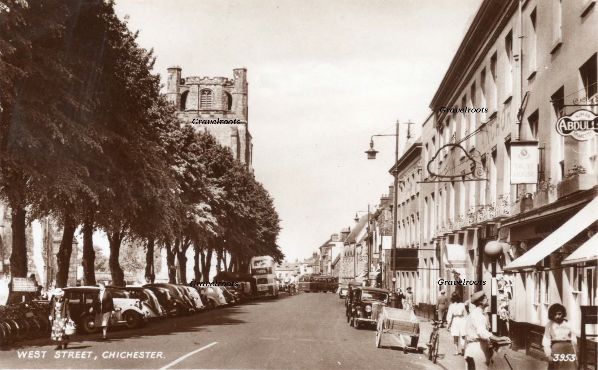 West Street, Chichester, Sussex c1950 - 
further image below